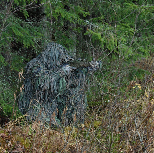 Naamiopuku Jackal Ghillie, vihre�/ruskea