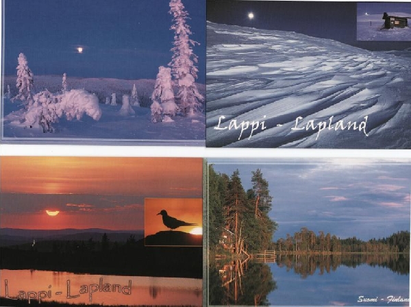 Lapin maisemat- postikorttikokoelma